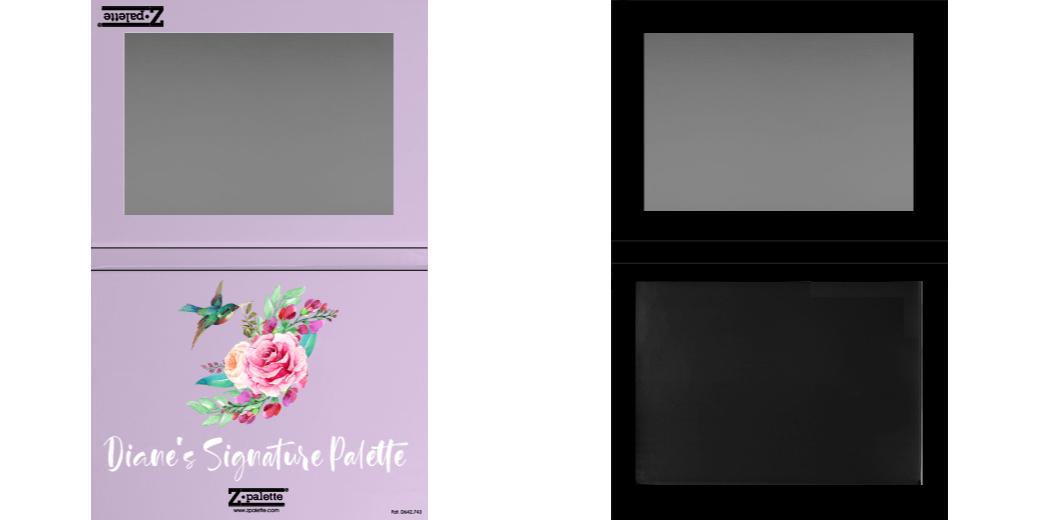 Custom Extra Large Magnetic Z Palette - Professional Makeup Organizer for Eyeshadows, Blush & Cosmetics | Perfect for Travel & Makeup Artists
