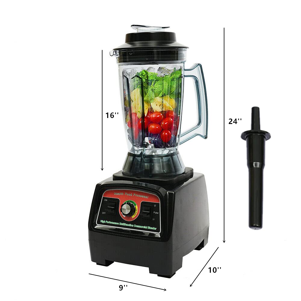 2800W Commercial Blender - Professional Countertop Smoothie Maker for Shakes, Juices & Frozen Drinks with 140oz BPA-Free Pitcher - Ideal for Restaurants, Smoothie Bars & Home Kitchens