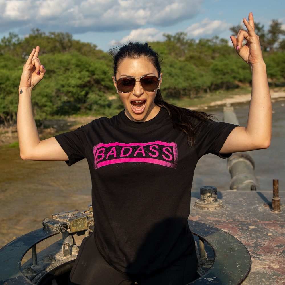 Badass Boyfriend Fit T-Shirt for Women - Black | Casual Streetwear & Everyday Comfort