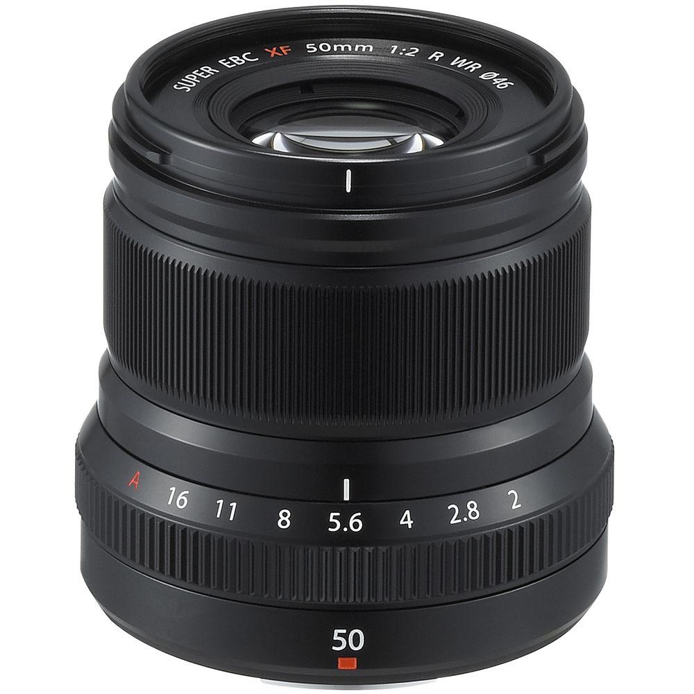 FUJIFILM XF 50mm f/2 R WR Lens - Black Weather-Resistant Prime Lens for Portrait & Street Photography | Compatible with Fujifilm X-Mount Cameras | Perfect for Travel & Everyday Shooting