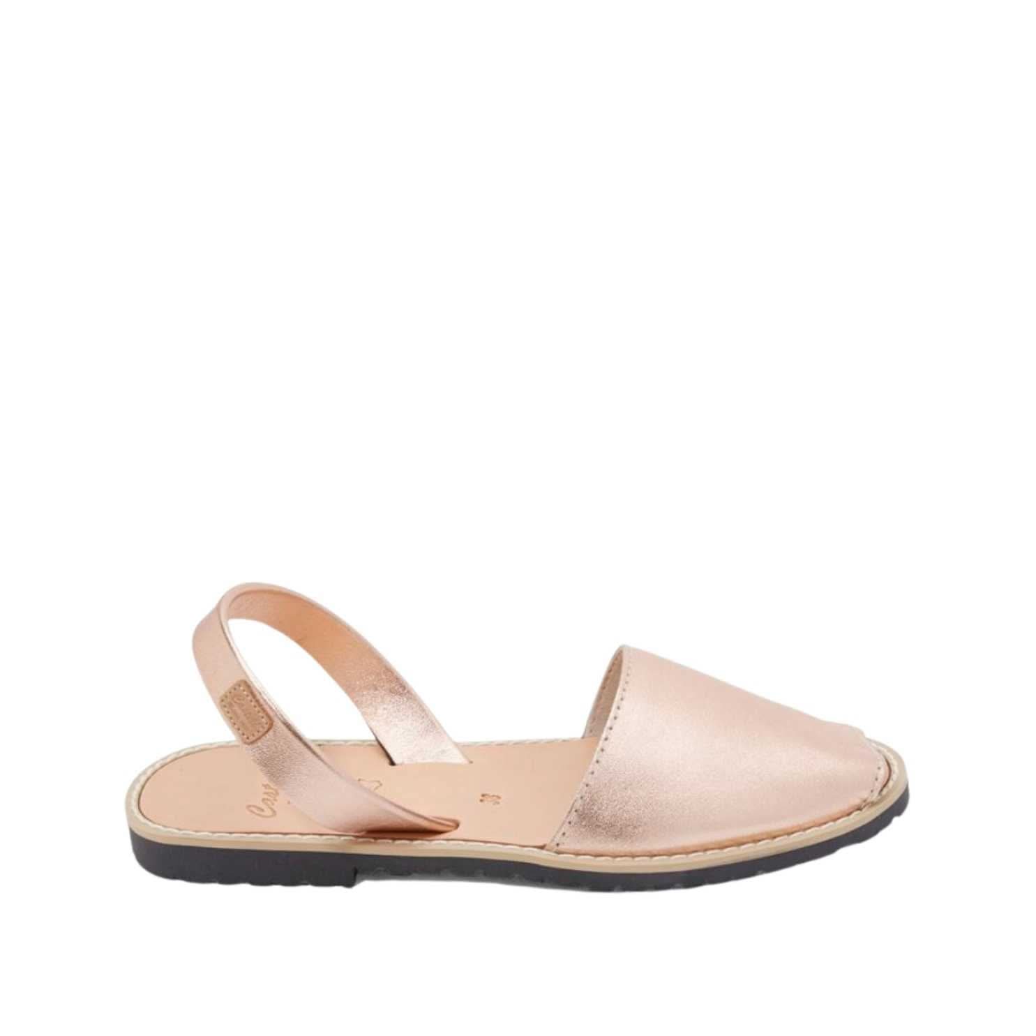 Madona 1056 Women's Metallic Leather Sandals - Comfortable & Stylish Footwear for Summer, Beach, and Casual Outings