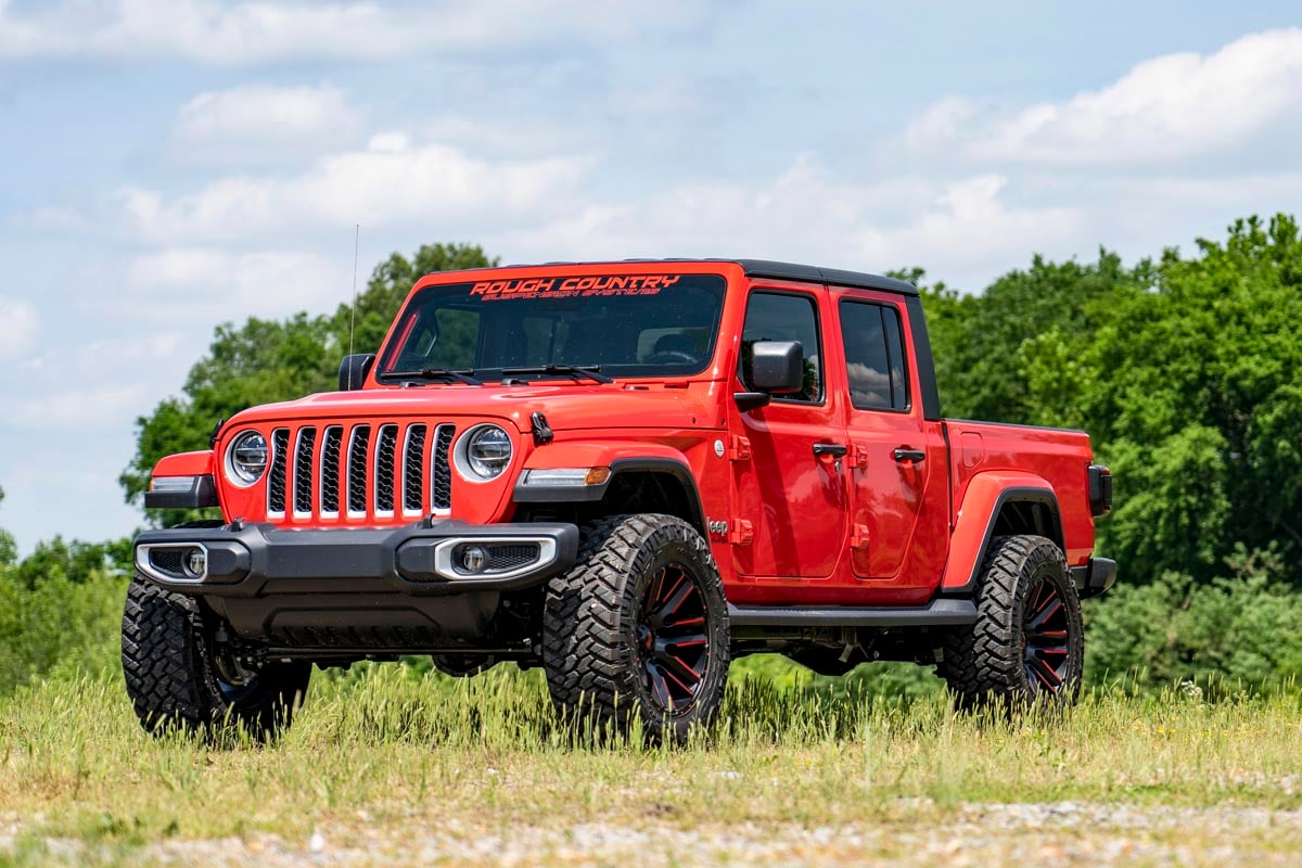 2.5 Inch Leveling Kit for Jeep Gladiator JT 4WD (2020-2023) - Heavy Duty Suspension Lift Spacers - Improve Off-Road Performance & Level Your Truck - Perfect for Trail Riding, Overlanding & Truck Customization