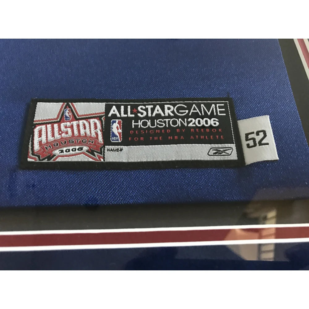 LeBron James Signed 2006 NBA All-Star Game Framed Jersey with UDA COA #D/123 - Cleveland Cavaliers Autographed Memorabilia - Perfect for Sports Collectors & Man Cave Decor