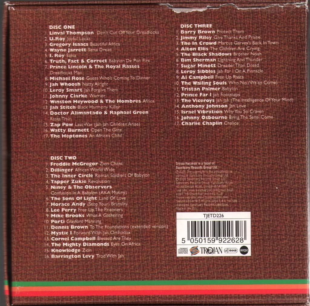 Trojan Roots & Culture Reggae Music Box Set - Classic Jamaican Reggae Hits for Home, Car & Party Listening