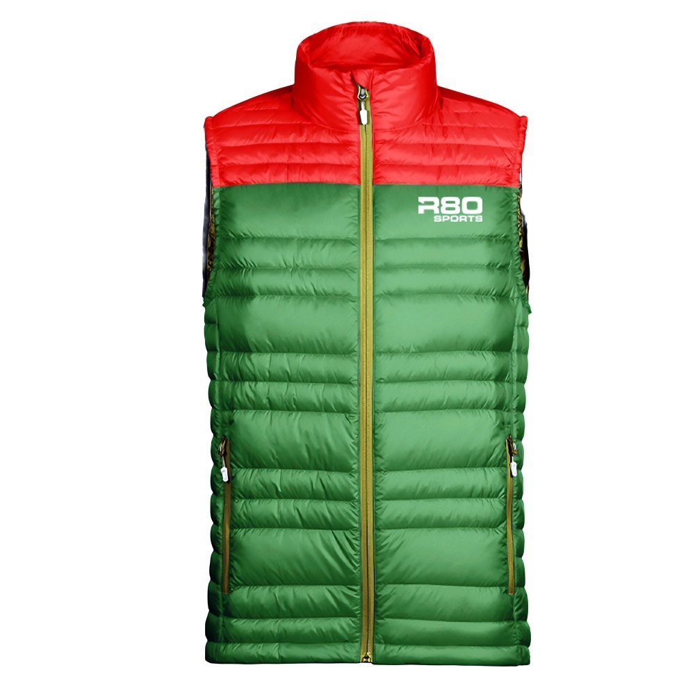 R80 Sports Puffer Vest for Men & Women - Lightweight Insulated Winter Vest for Running, Hiking & Outdoor Activities - Water-Resistant Quilted Jacket for Cold Weather