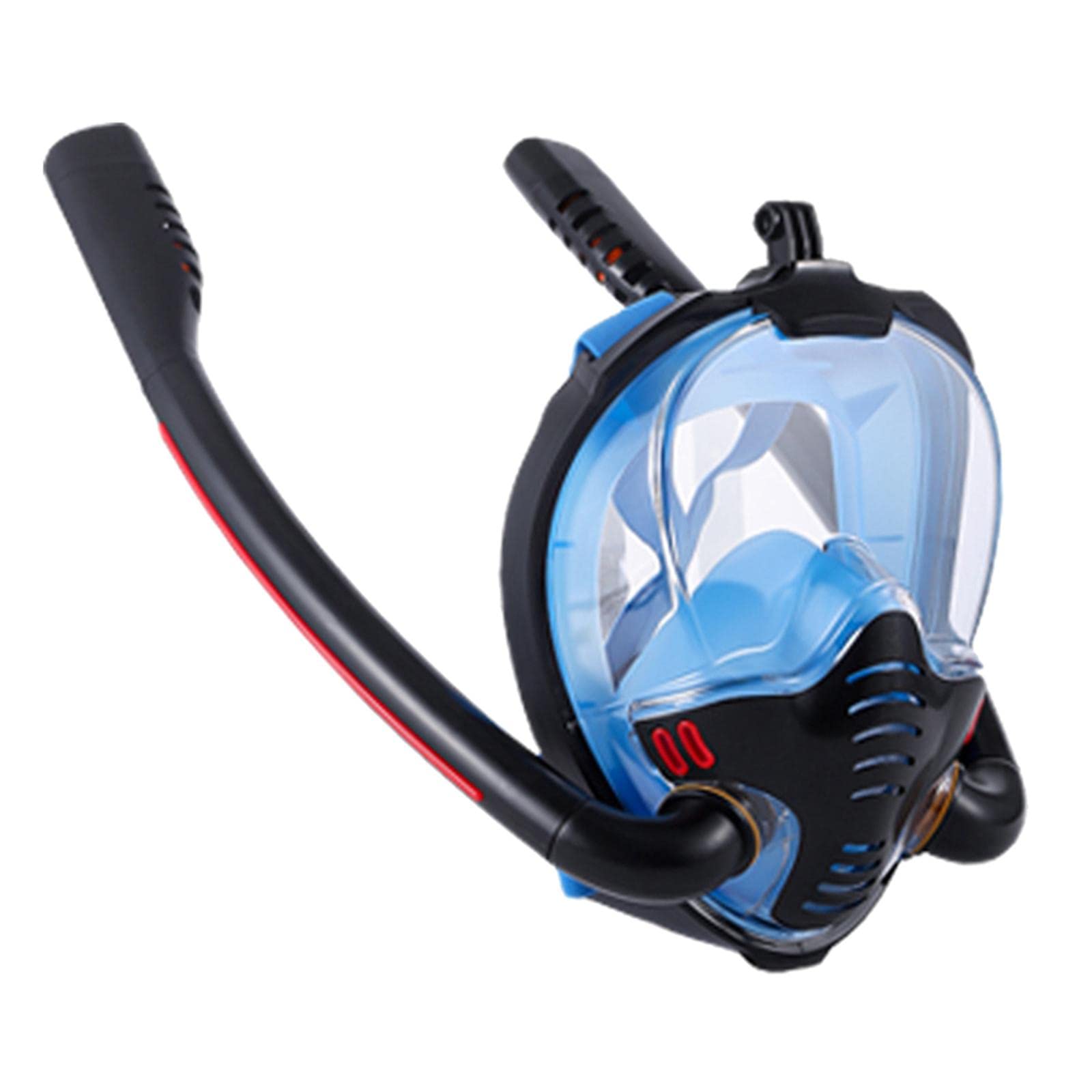 LOSA Full Face Snorkel Mask - 180° Panoramic View, Anti-Fog & Leak-Proof Design for Adults - Perfect for Scuba Diving, Snorkeling, and Underwater Exploration in Ocean, Pool, or Beach Vacations