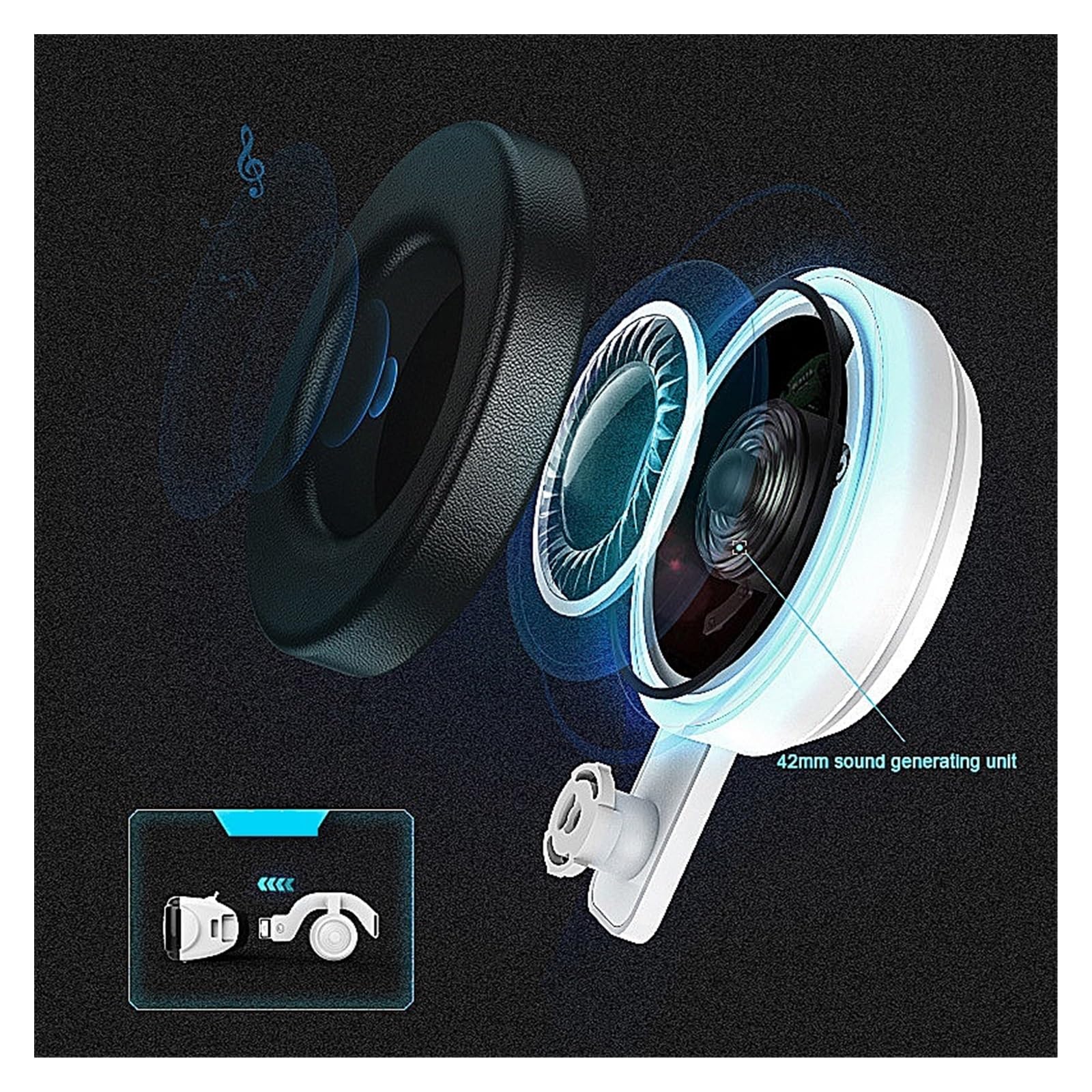Smart 3D VR Glasses - All-in-One Virtual Reality Headset with HD Immersive Experience | Perfect for Gaming, Movies & Augmented Reality Entertainment