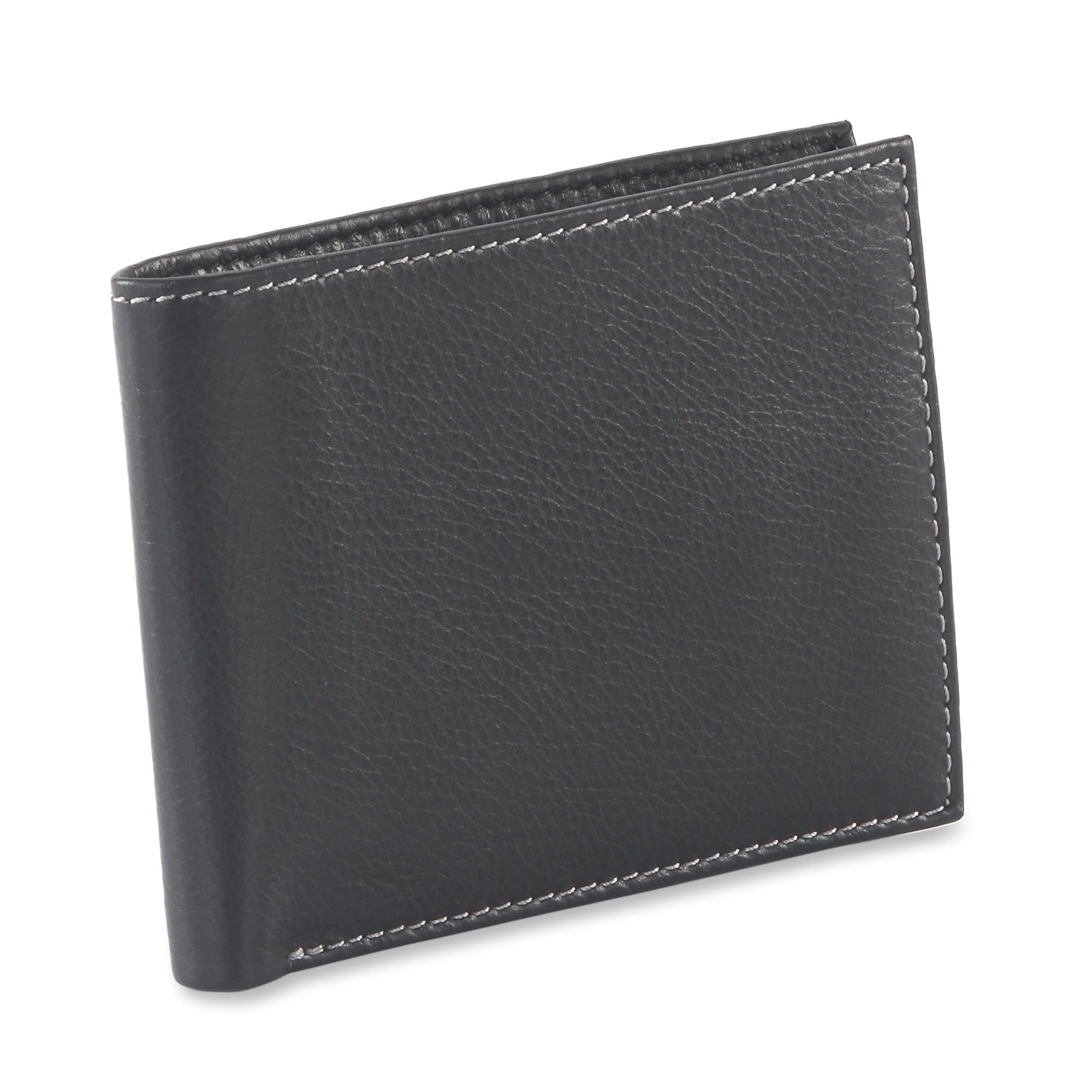 Style N Craft Women's Bifold Wallet - Slim Black Leather for Everyday Use