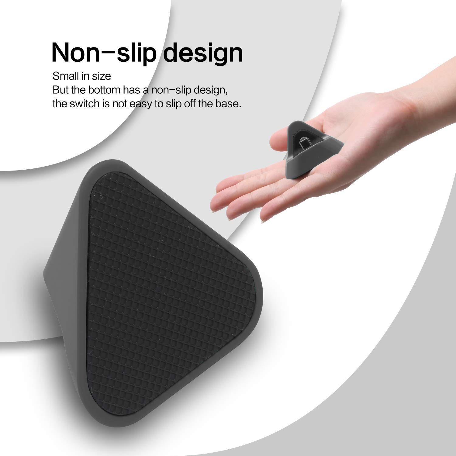 Nintendo Switch Lite Charger Dock with Type C Input & USB C Charging Cable - Gray | Portable Charging Stand for Gaming On-The-Go, Travel & Home Use
