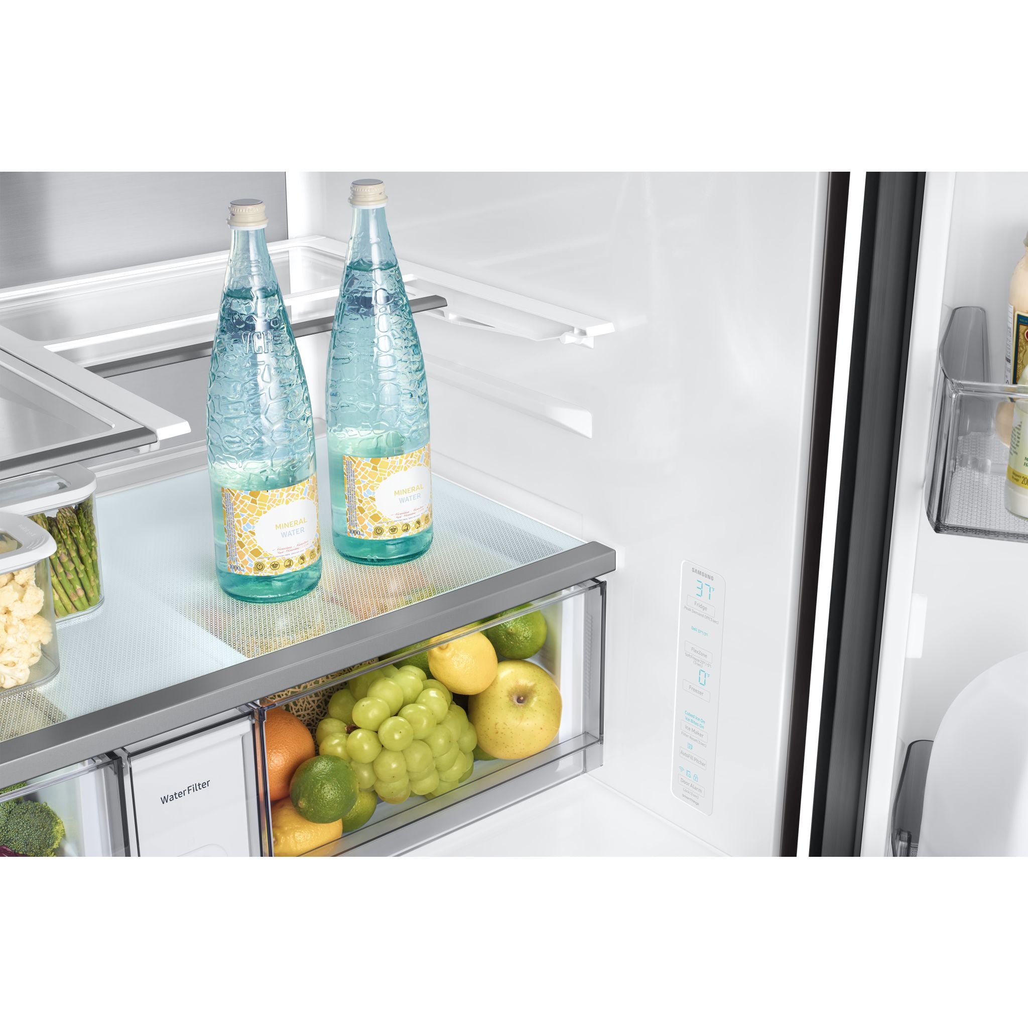 Samsung Bespoke 4-Door French Door Bottom Freezer Refrigerator (RF29BB8600QL) - Smudge-Proof Stainless Steel, Energy Star Certified - Perfect for Modern Kitchens & Open-Concept Homes