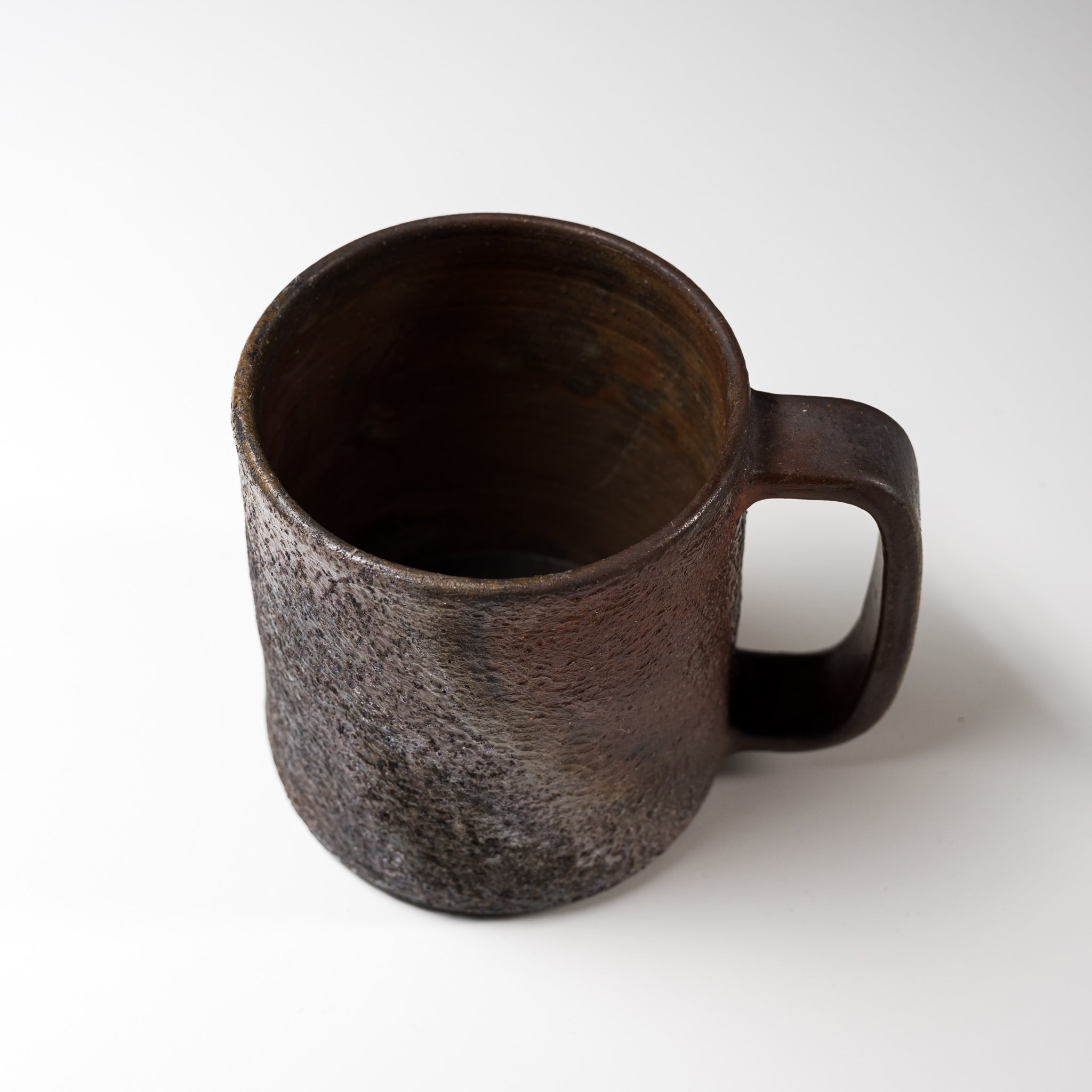 Premium Bizen Ware Extra Large Ceramic Mug by Mori Toshiaki - Handcrafted Japanese Pottery for Coffee, Tea & Home Decor