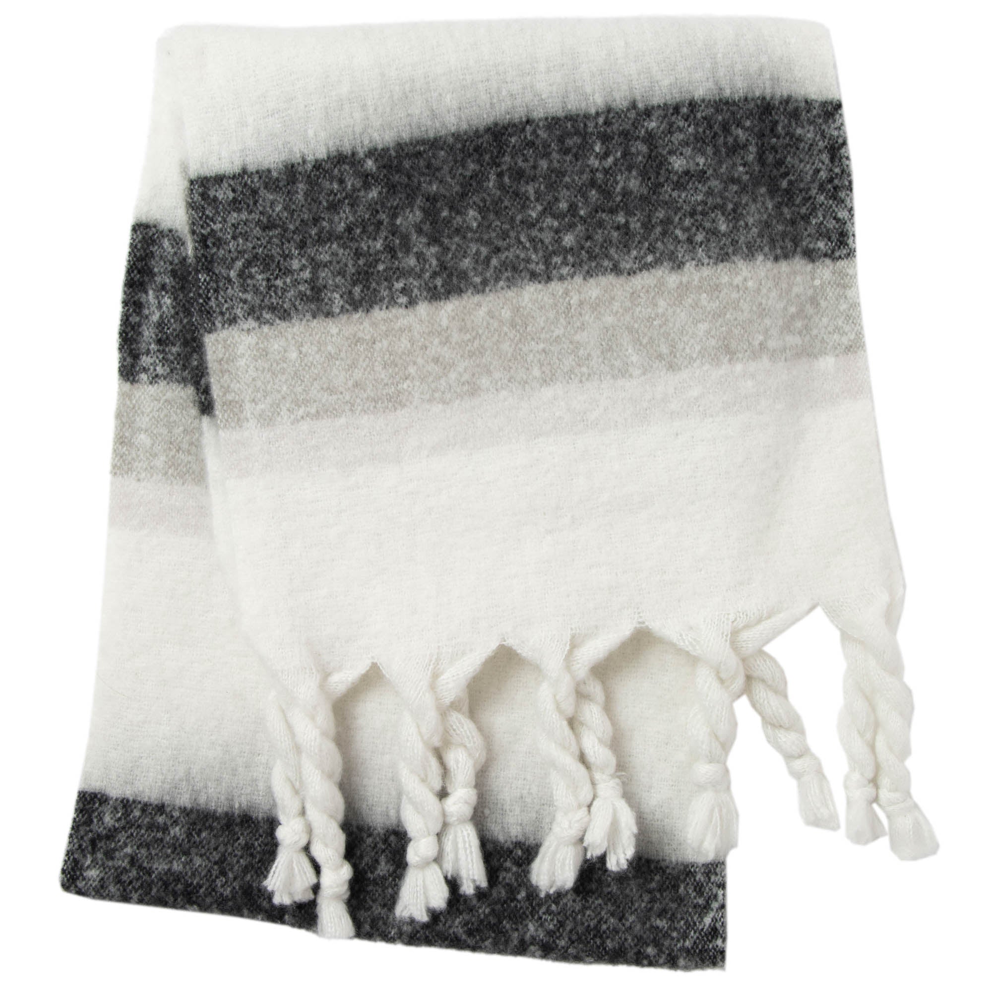 Harper Woven Scarf with Tassels - Lightweight Fashion Shawl for Women, Soft Winter Wrap, Perfect for Office, Travel & Outdoor Activities
