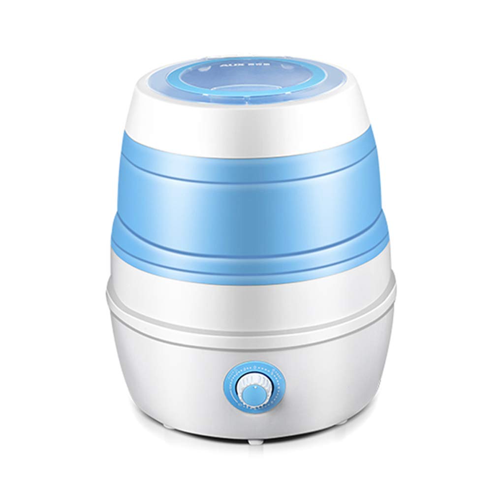 DLGF Portable Eco Mini Washing Machine - Compact Foldable Washer for Underwear, Socks & Small Clothes | Perfect for Travel, Camping, Dorms & Small Spaces (Blue)