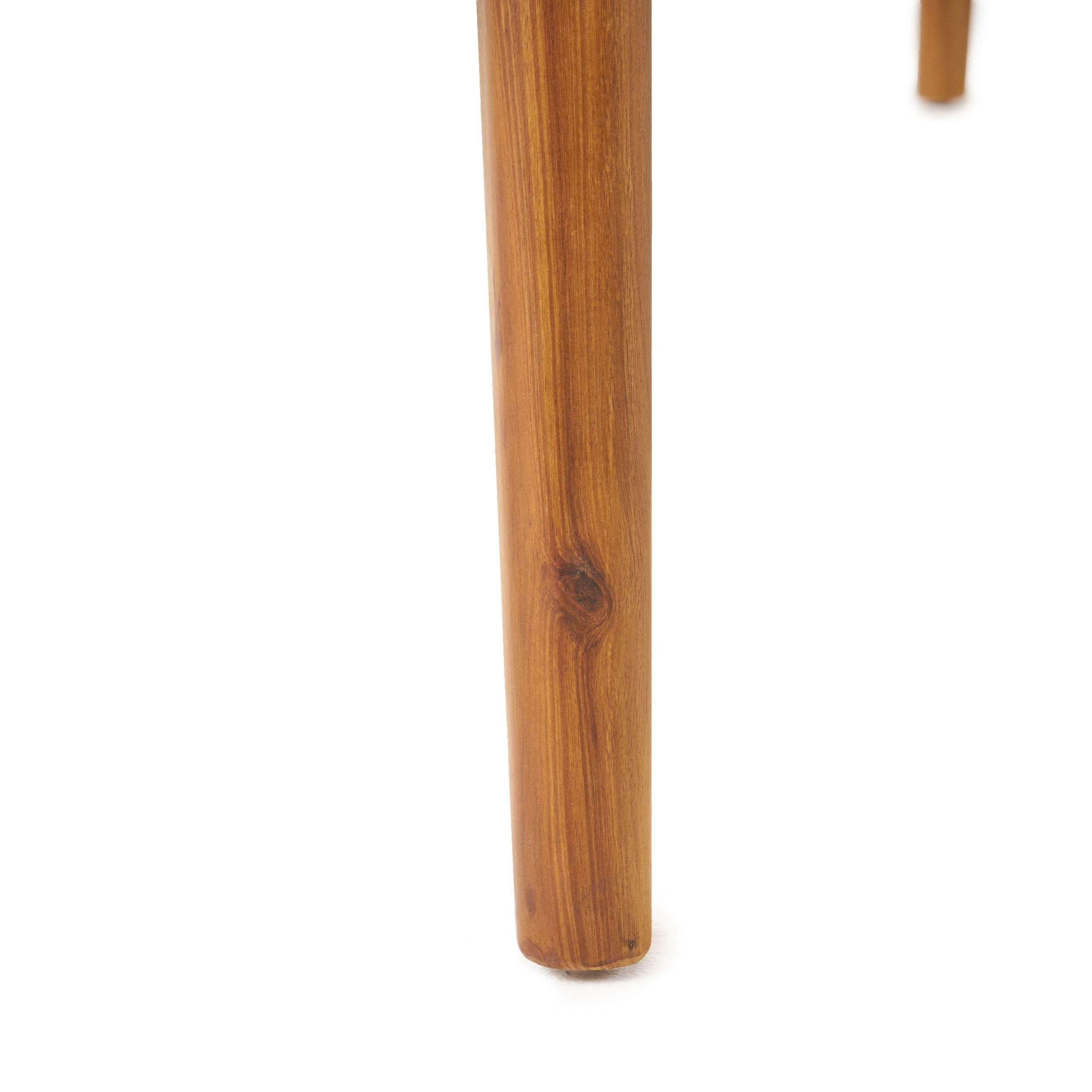 GDFStudio Expandable Acacia Wood Outdoor Dining Table - Teak Finish, Weather-Resistant for Patio, Garden & Backyard Entertaining