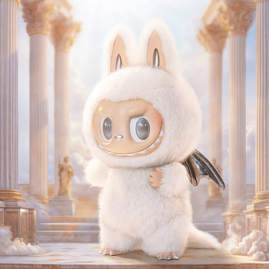 POP MART THE MONSTERS ANGEL IN CLOUDS ZIMOMO 58cm Vinyl Plush Doll - Cute Collectible Figure for Home Decor, Gift & Anime Fans