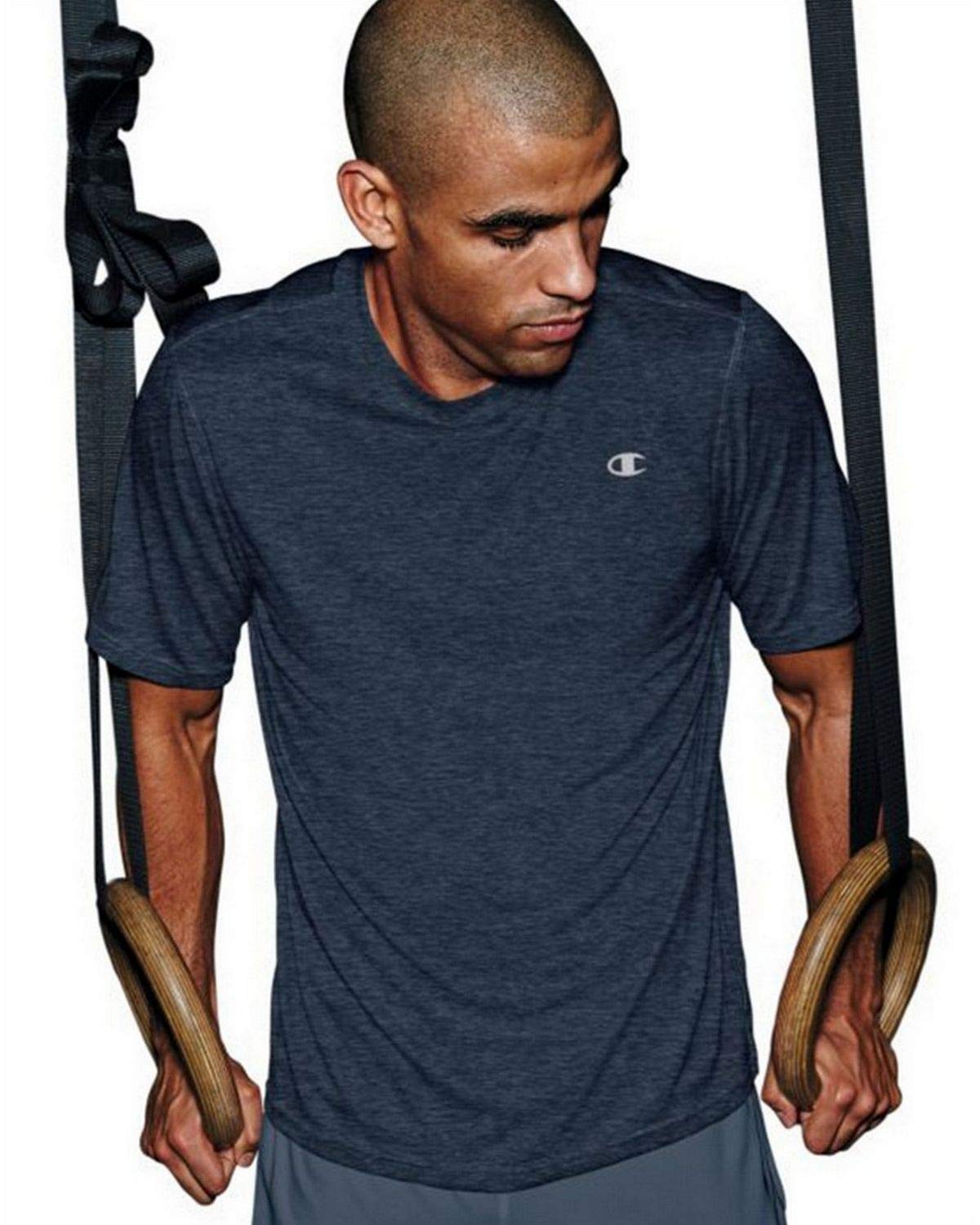 Champion Men's Double Dry Performance T-Shirt - Moisture Wicking Athletic Shirt for Gym, Running & Workouts - Comfortable Casual Wear for Everyday Use