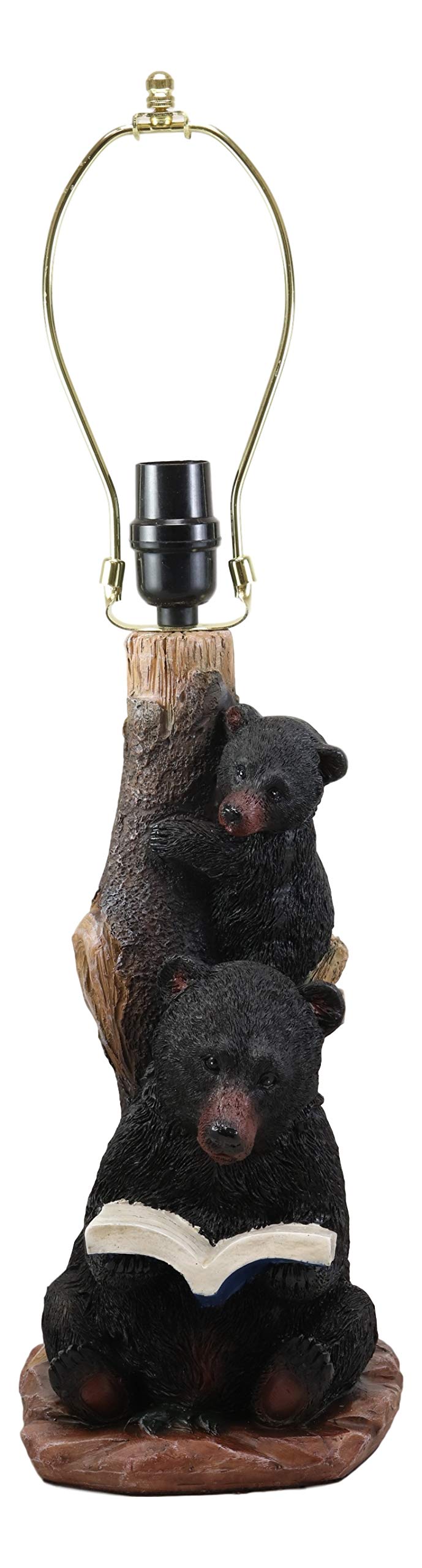 Ebros Mother Bear Reading Book to Cub Table Lamp - 23