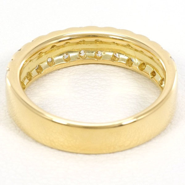 18K Yellow Gold Diamond Ring for Women - Elegant Solitaire Engagement & Wedding Band - Perfect for Proposals, Anniversaries, and Special Occasions