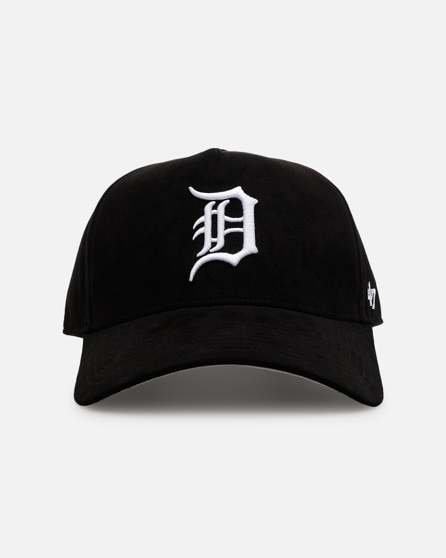 47 Brand Detroit Tigers 'Ultrasuede' 47 MVP Strapback Hat - Black & White Adjustable Baseball Cap for Men - Perfect for Game Day, Casual Wear & Sports Fans