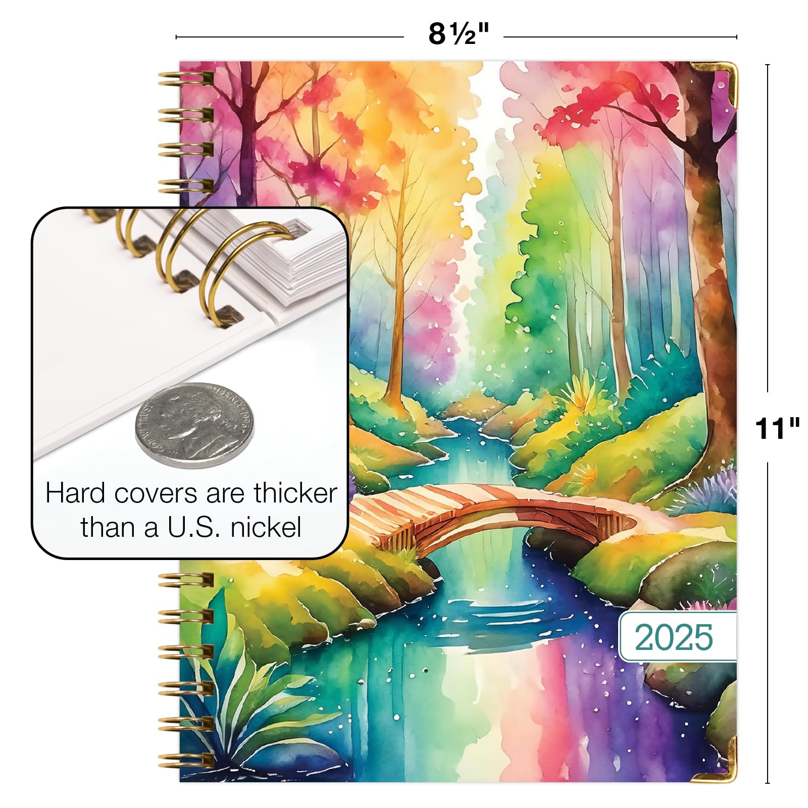 2025 Hardcover Planner 8.5