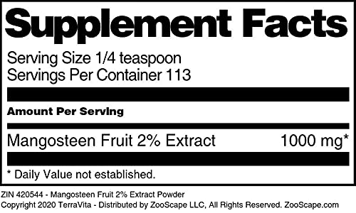 Premium Mangosteen Fruit 2% Extract Powder (4 oz) - 2 Pack | Natural Antioxidant Supplement for Immune Support & Skin Health | Perfect for Smoothies, Teas & Wellness Recipes