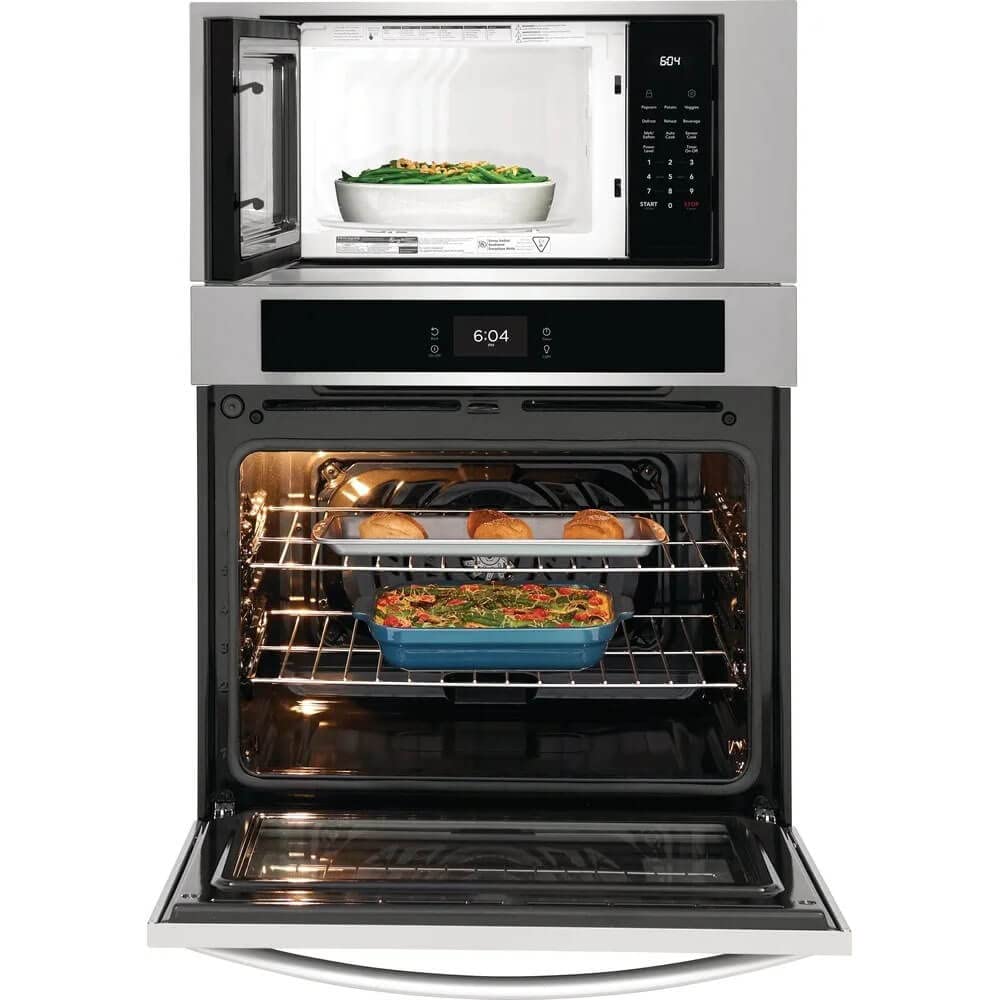 Frigidaire 30 Inch Built-In Microwave Wall Oven Combo with Convection Fan - Perfect for Modern Kitchens & Baking Enthusiasts
