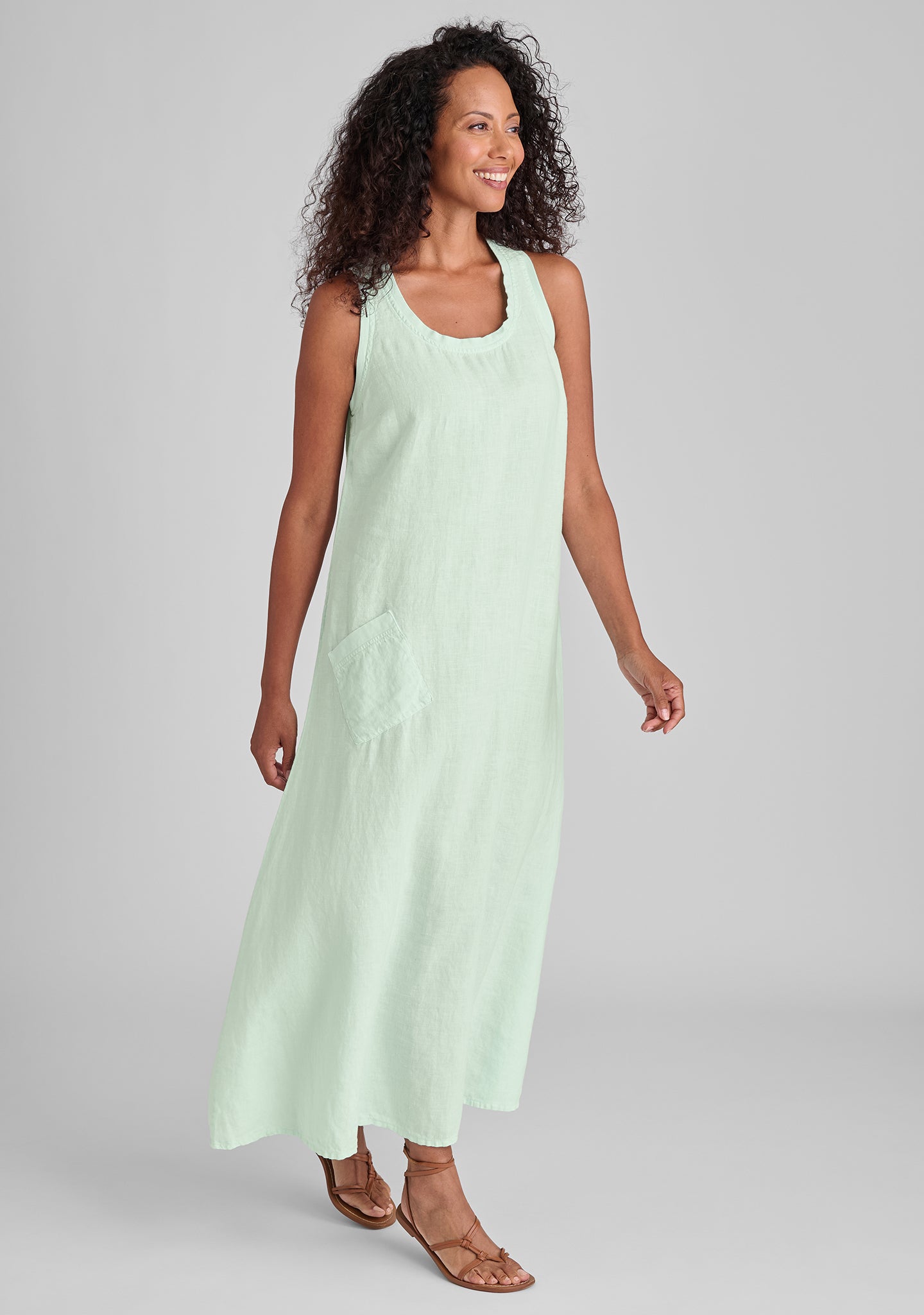 Serene Linen Maxi Dress for Women - Breathable & Comfortable Summer Beach Dress for Vacation, Boho Chic Outfit