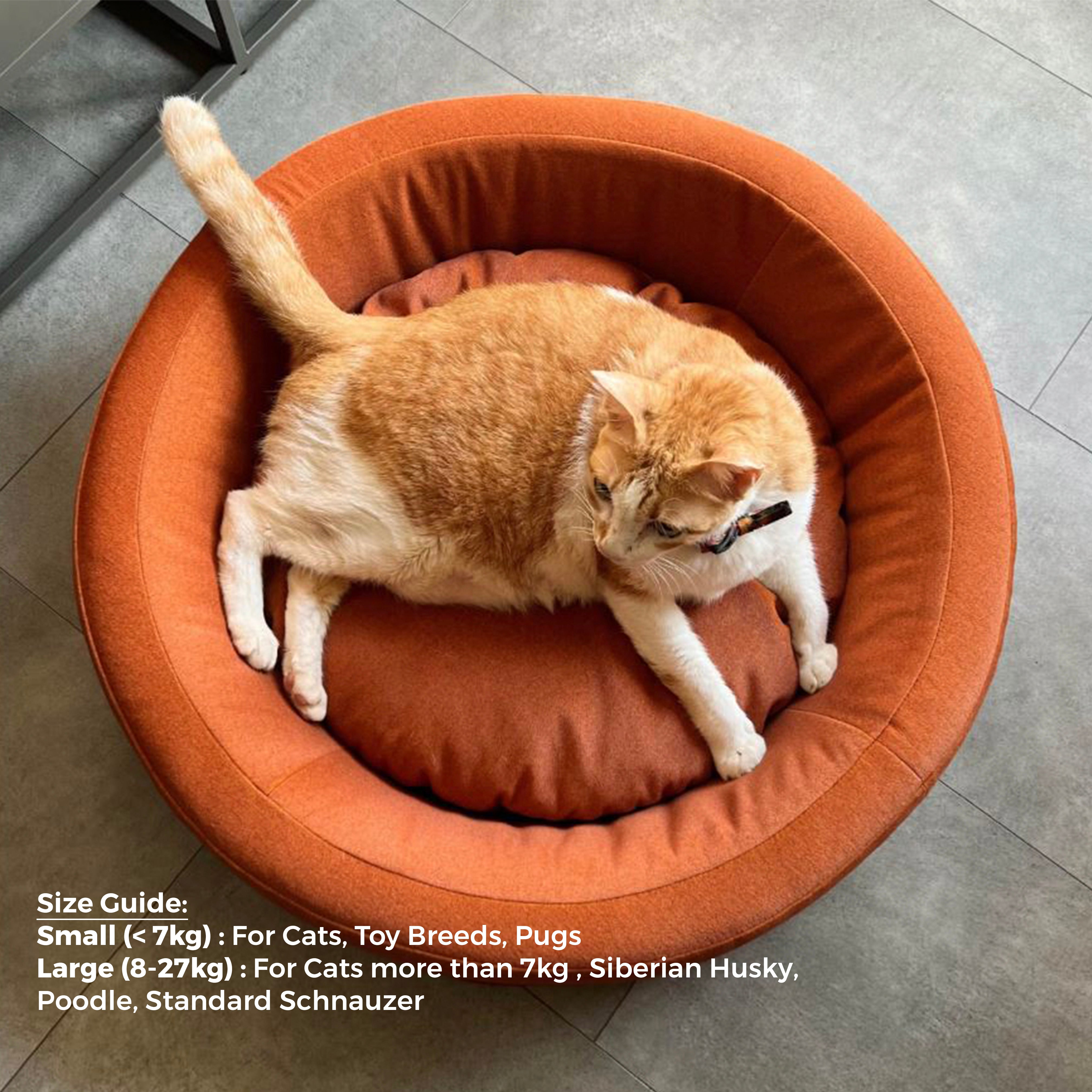 Premium Orthopedic Nest Pet Bed for Dogs & Cats - Comfortable & Supportive Memory Foam - Perfect for Small, Medium & Large Breeds - Ideal for Home, Office & Travel Use