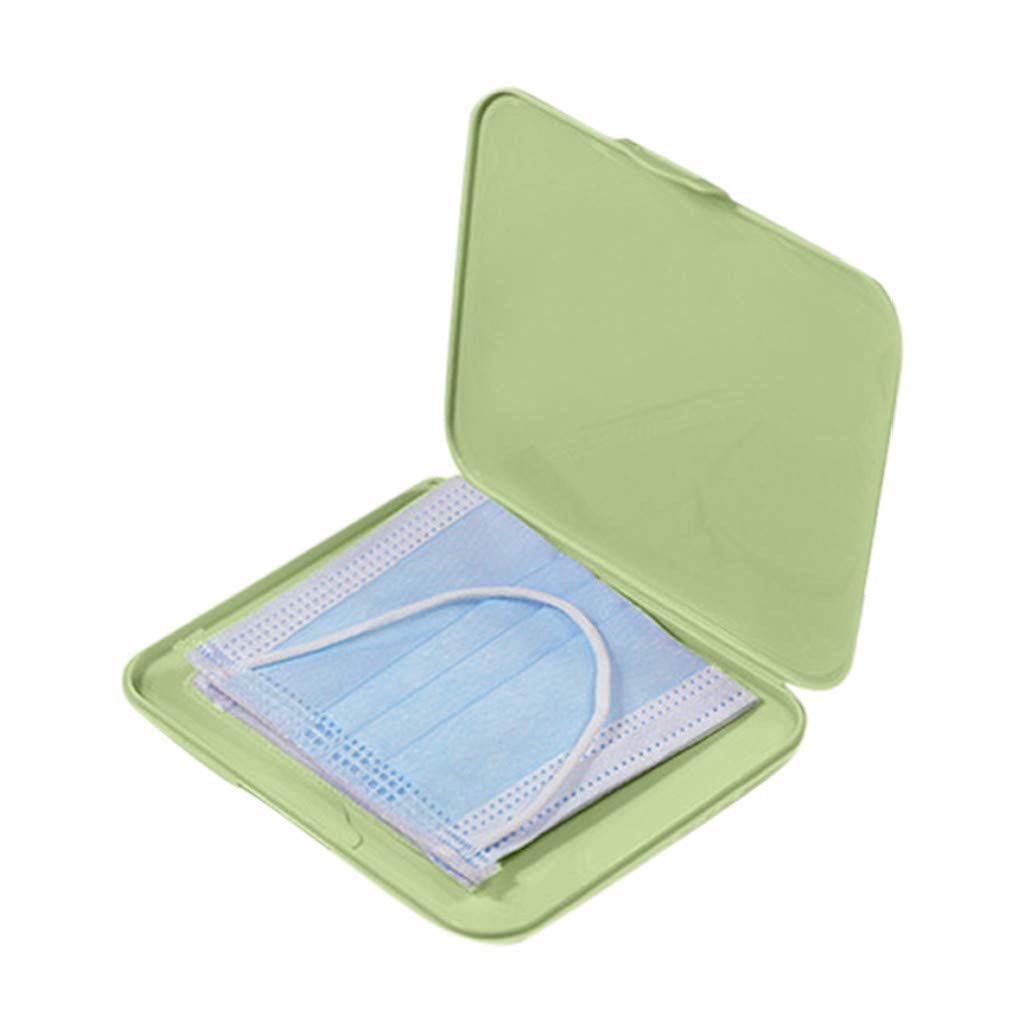 AGUIguo 4-Color Plastic Storage Box with Lid - Portable Organizer for Office & Home