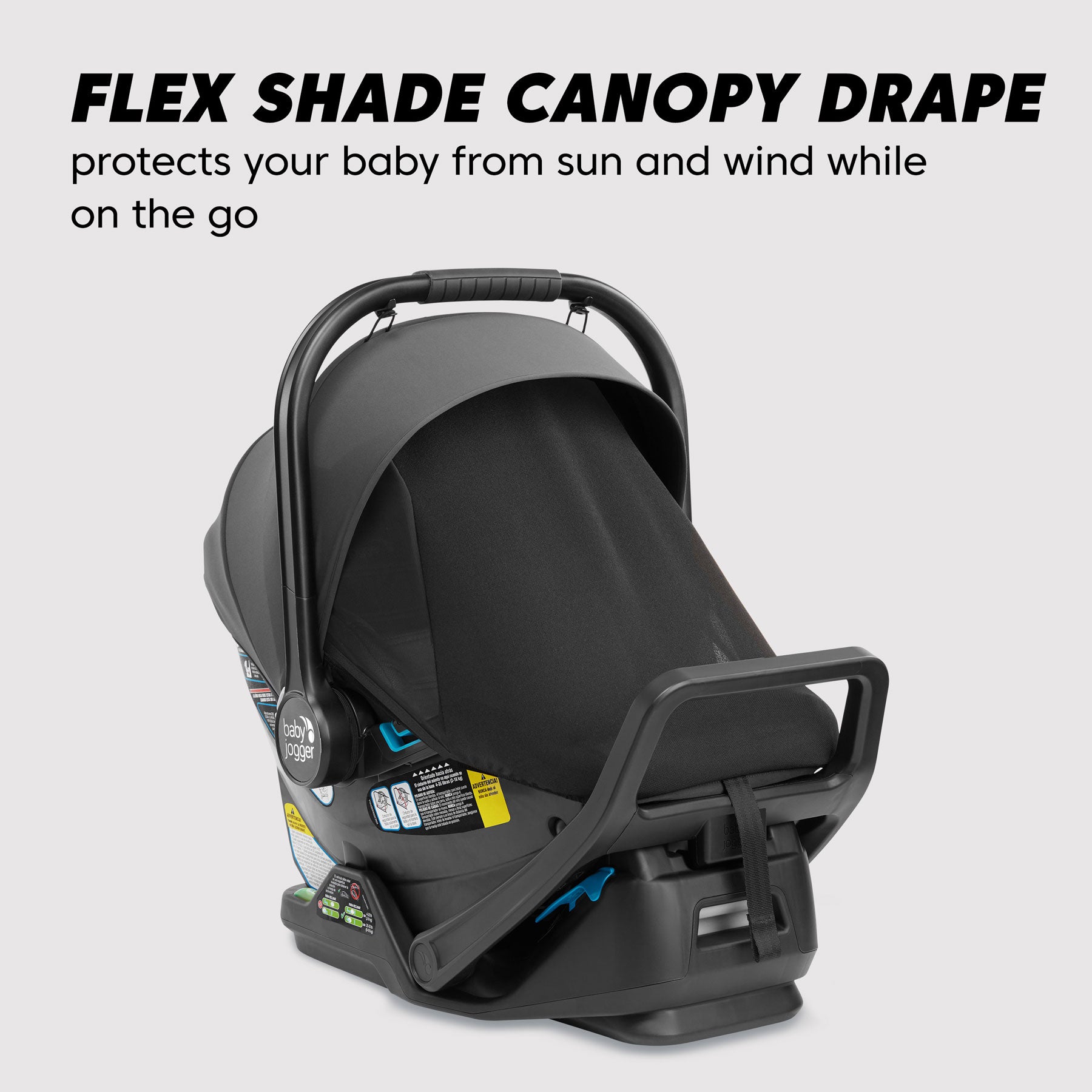 Baby Jogger City GO 2 Infant Car Seat - Lightweight & Safe for Newborns to 35 lbs | Easy Installation & Comfortable for Travel | Perfect for Stroller Compatibility & Daily Errands