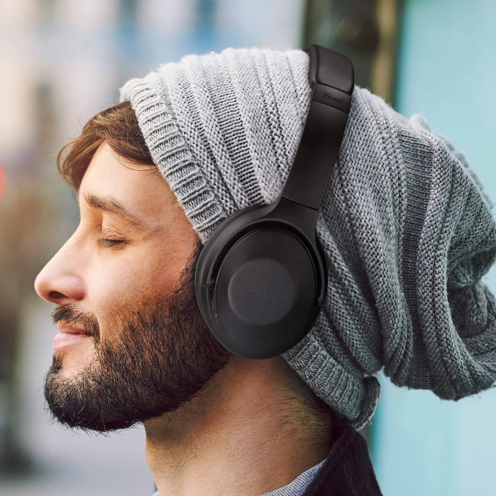 Rosewill Active Noise Cancelling Wireless Bluetooth Headphones - ANC Over Ear Headset with Long Battery Life, Hi-Fi Sound for Travel, Work & Gaming | Perfect for Commuting, Office & Home Entertainment