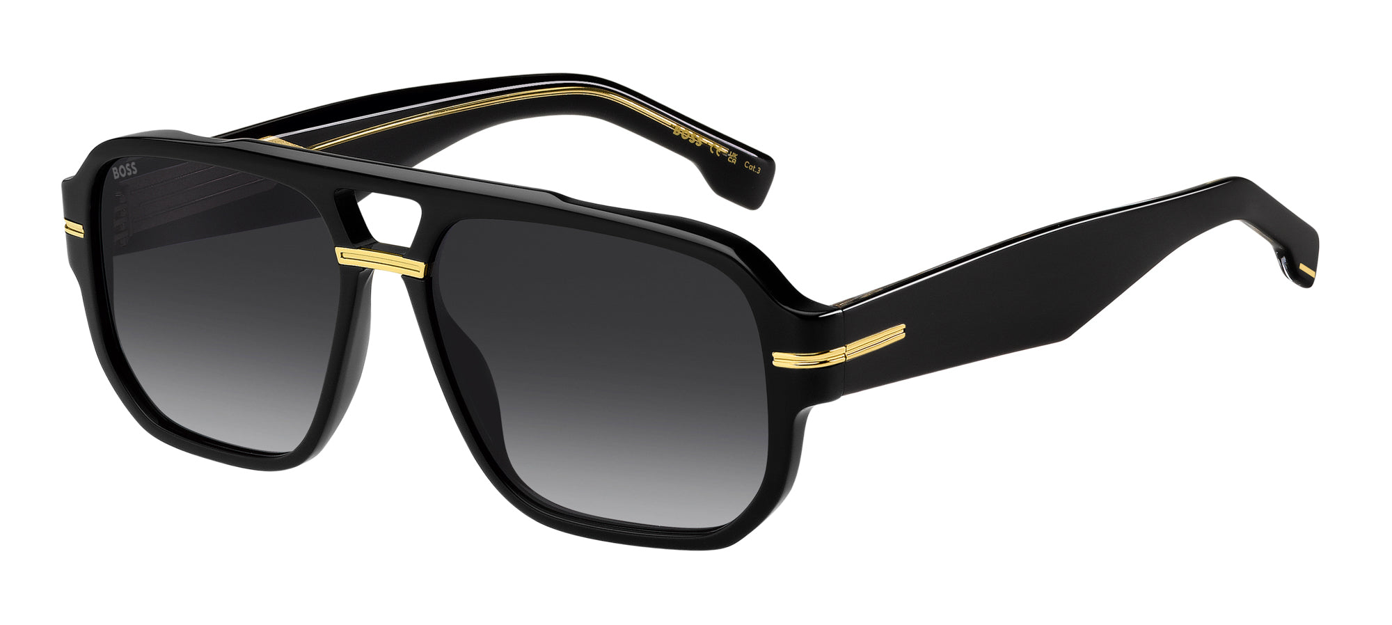 Boss 1718 S Sunglasses for Men - Polarized UV Protection Aviator Shades - Perfect for Driving, Travel & Outdoor Activities