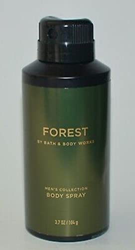 Bath & Body Works Forest Men's Body Spray 3.7oz - Fresh Woody Cologne for Men, Long-Lasting Fragrance for Daily Use, Gym & Outdoor Activities