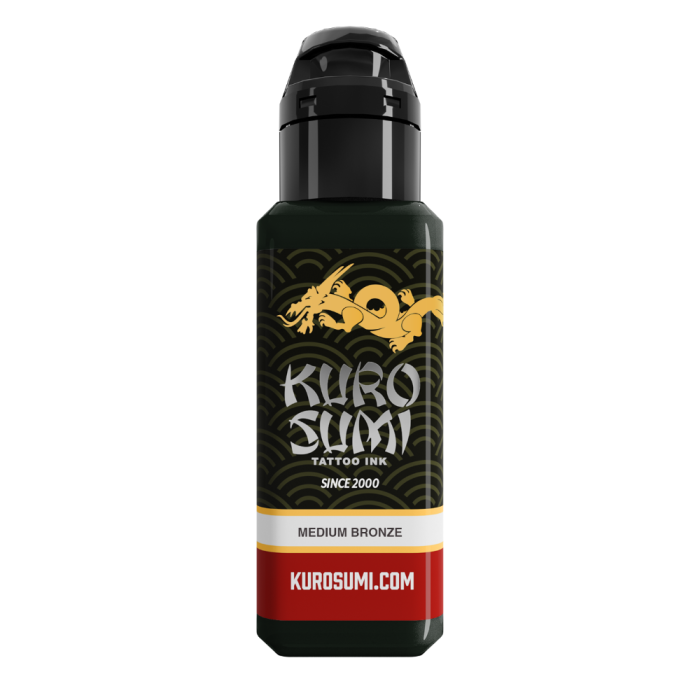 Kuro Sumi Bronze Lining & Shading Tattoo Ink Set - Professional Tattoo Supplies for Artists | Perfect for Lining, Shading & Detailed Tattoo Work