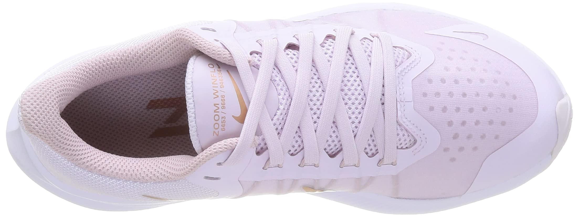 Nike Women's Running Shoes - Light Violet MTLC Red Bronze Champagne White - Size 7 | Lightweight Cushioned Sneakers for Jogging, Gym Workouts & Everyday Wear
