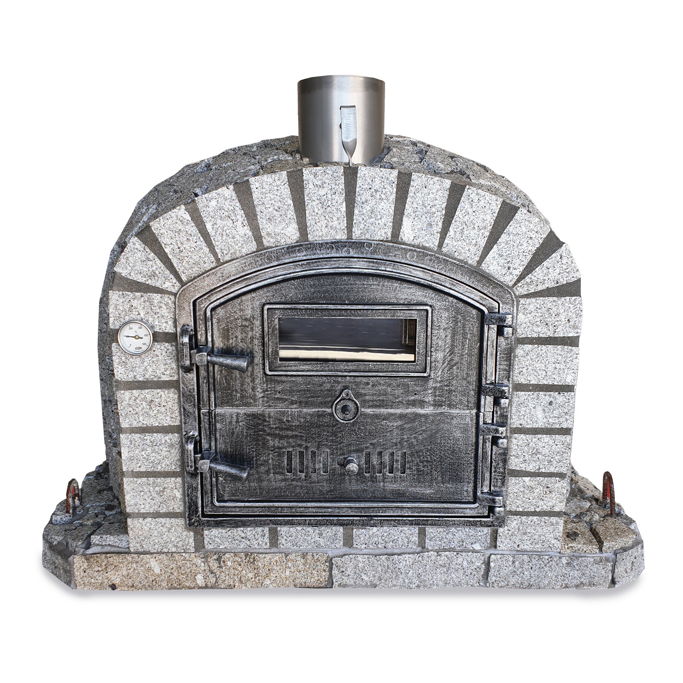 Premium Lisboa Azul Outdoor Pizza Oven - New Model for Authentic Wood-Fired Pizza | Perfect for Backyard Parties, Camping & Italian Cooking