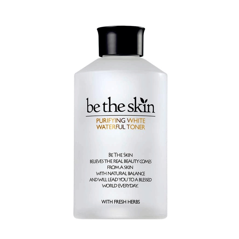 Be the Skin Purifying White Waterful Toner 150ml - Brightening Hydrating Facial Toner for Glowing Skin | Daily Skincare Routine, Morning & Night Use