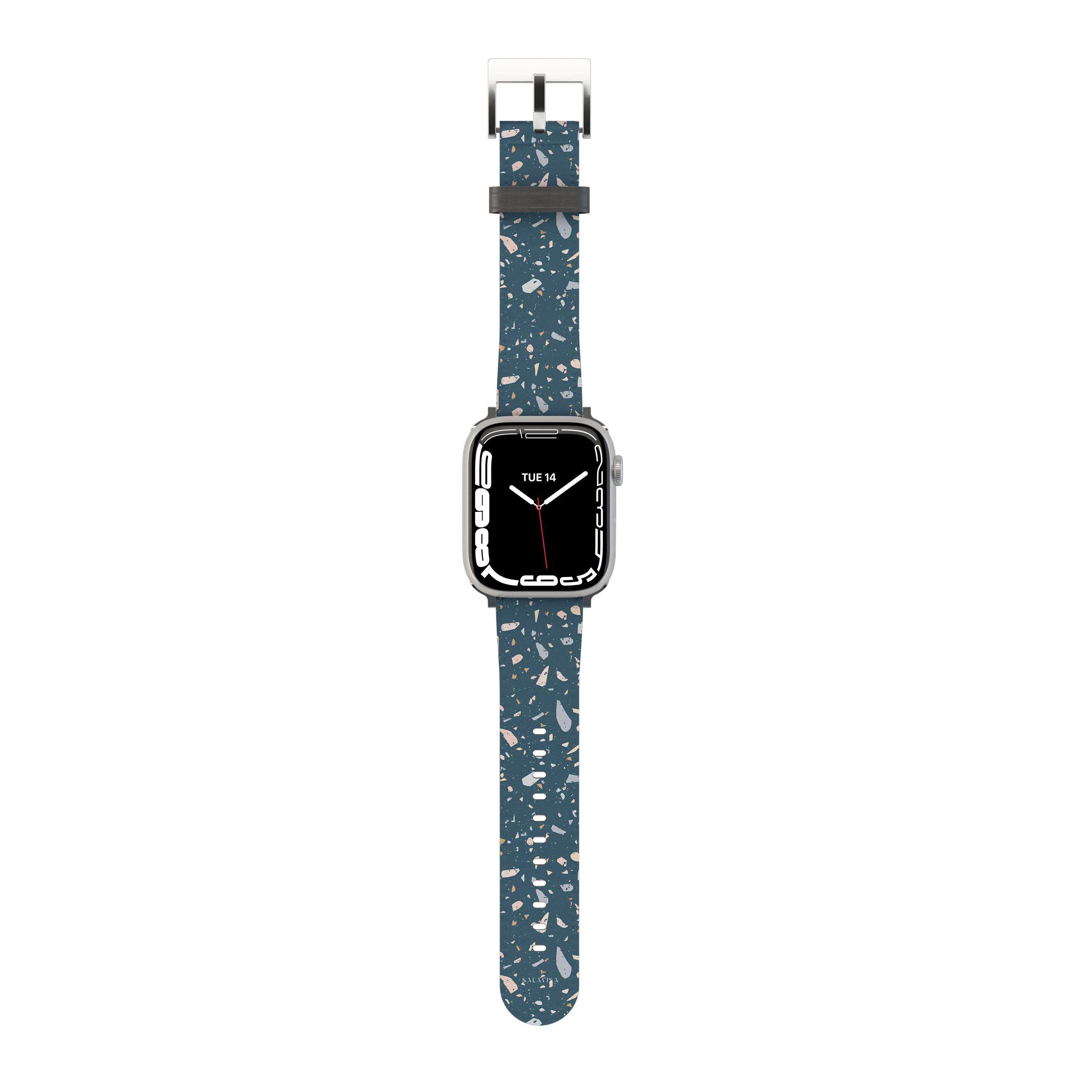 Terrazzo Pattern Apple Watch Band - Stylish & Durable Watch Strap for Women & Men - Perfect for Workouts, Office & Casual Wear