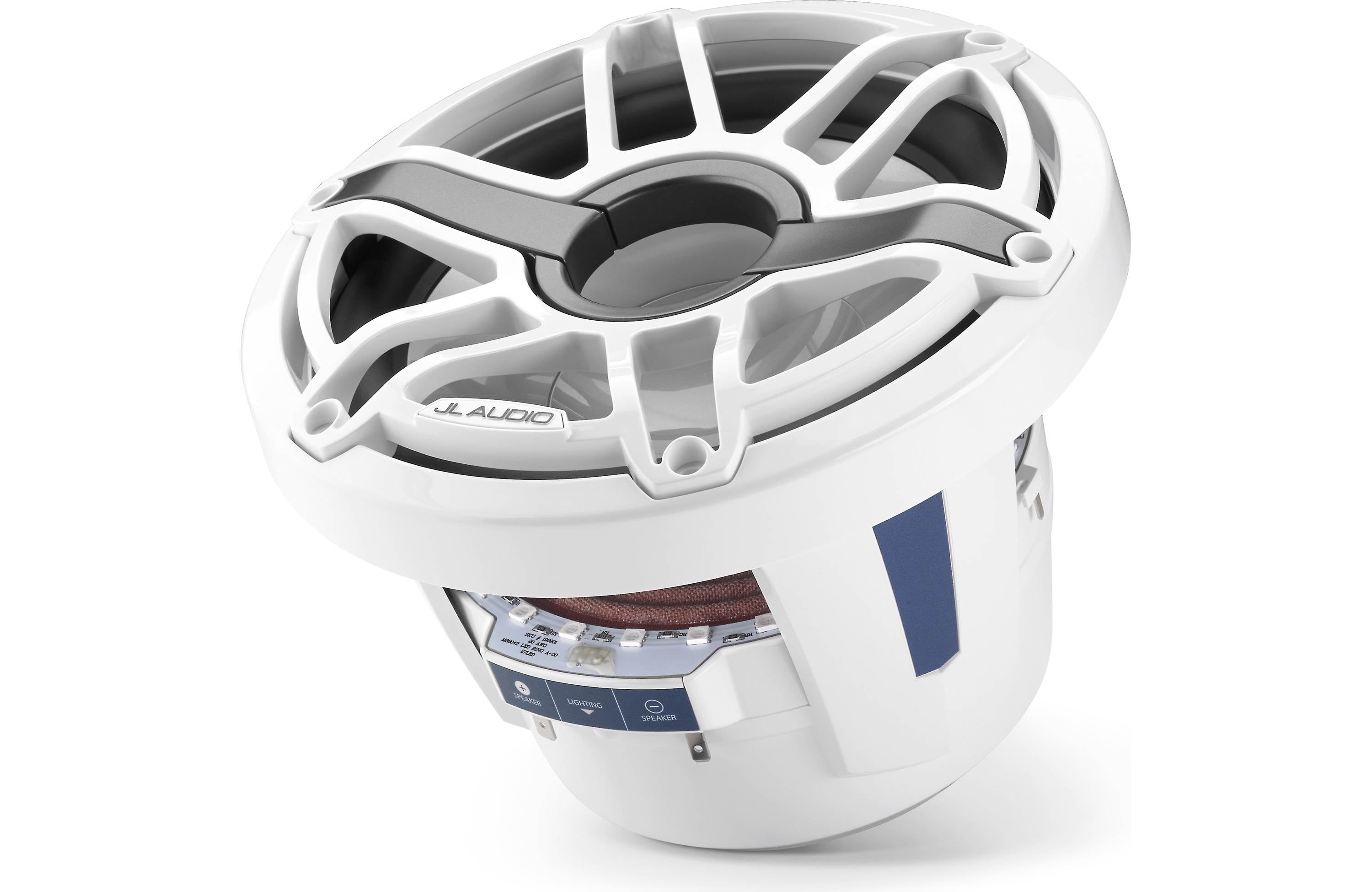 JL Audio M6 Series 8-Inch 8W Single 4 Ohm Marine Subwoofer - High-Performance Waterproof Boat Audio System for Bass Enhancement | Perfect for Marine, Yacht, and Watercraft Sound Systems