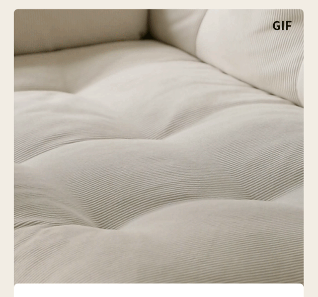Luxury Cream Fabric Sofa with White Goose Down Cushions - Perfect for Living Room, Lounge, and Cozy Home Decor