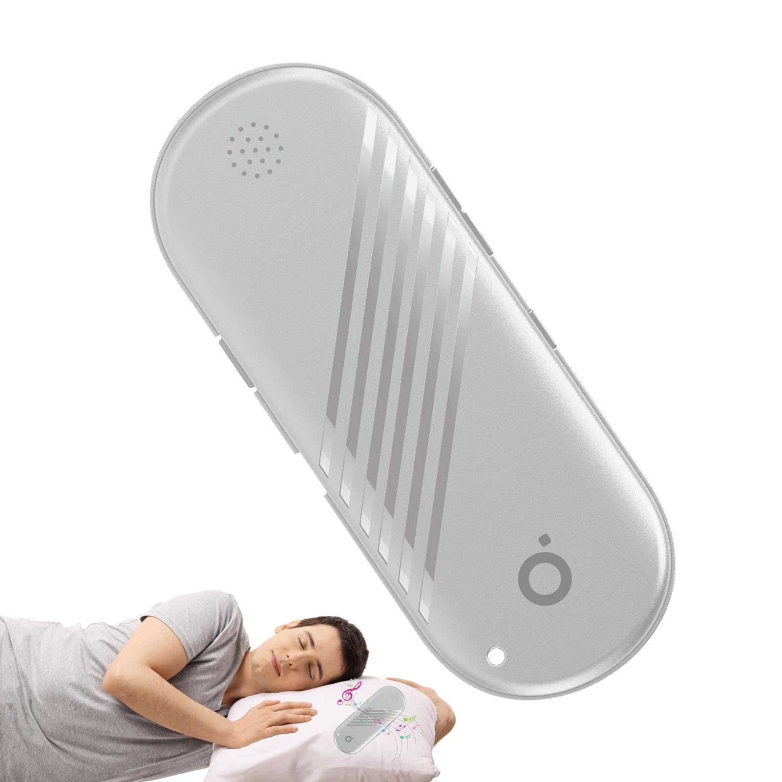 Bone Conduction Pillow Speaker with Timer - Wireless Bluetooth Sleep Headphones for Relaxation, Meditation & Deep Sleep - Portable Bedside Speaker for Nighttime Use