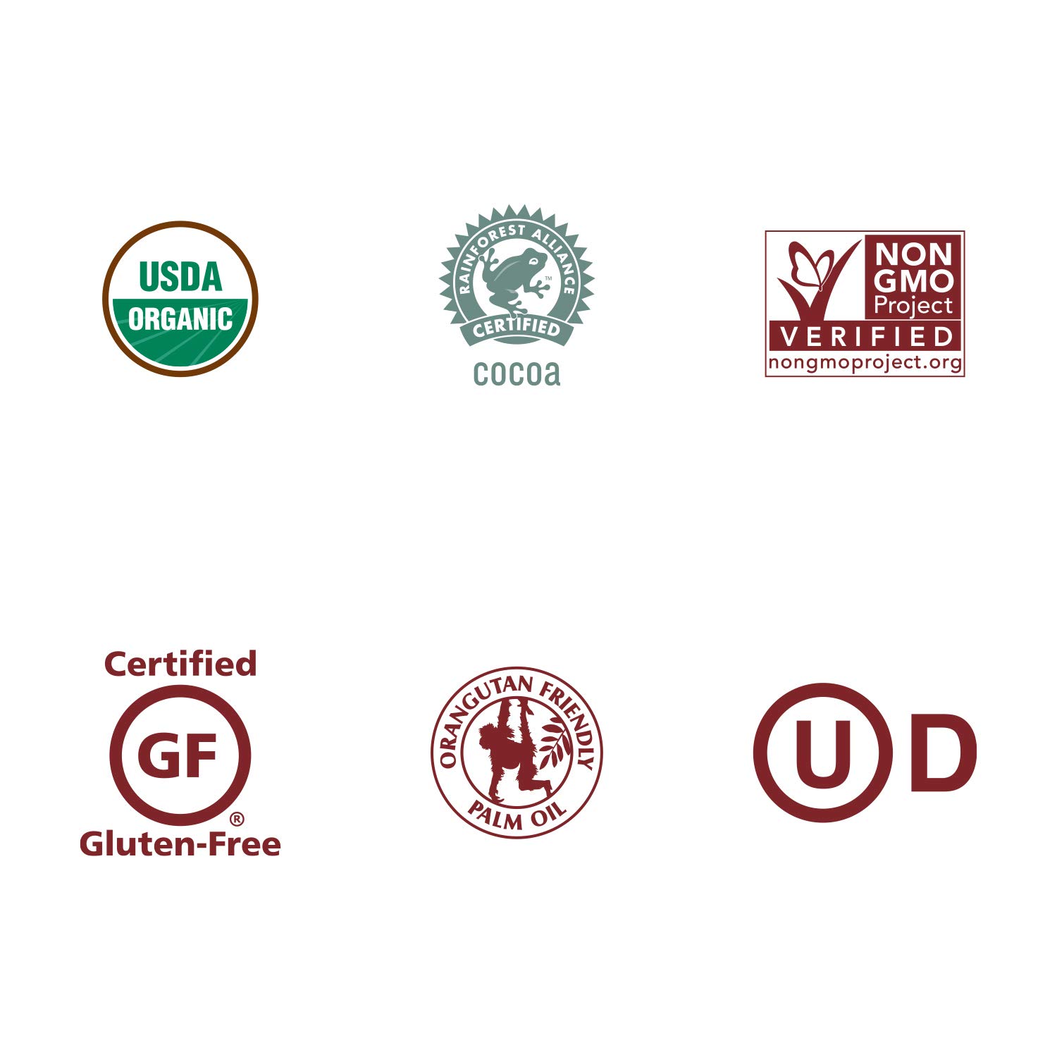 Organic Milk Chocolate Peanut Butter Cups by Justin's - Rainforest Alliance Certified, Gluten-Free, Responsibly Sourced, 12 Pack (24 Cups Total) - Perfect for Snacking, Gifts & Healthy Desserts