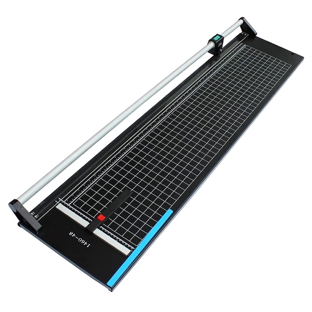 48 Inch Precision Rotary Paper Trimmer - Professional Photo Paper Cutter for Scrapbooking, Crafting & Office Use - Heavy Duty Cutting Tool for Cardstock, Photos & Documents