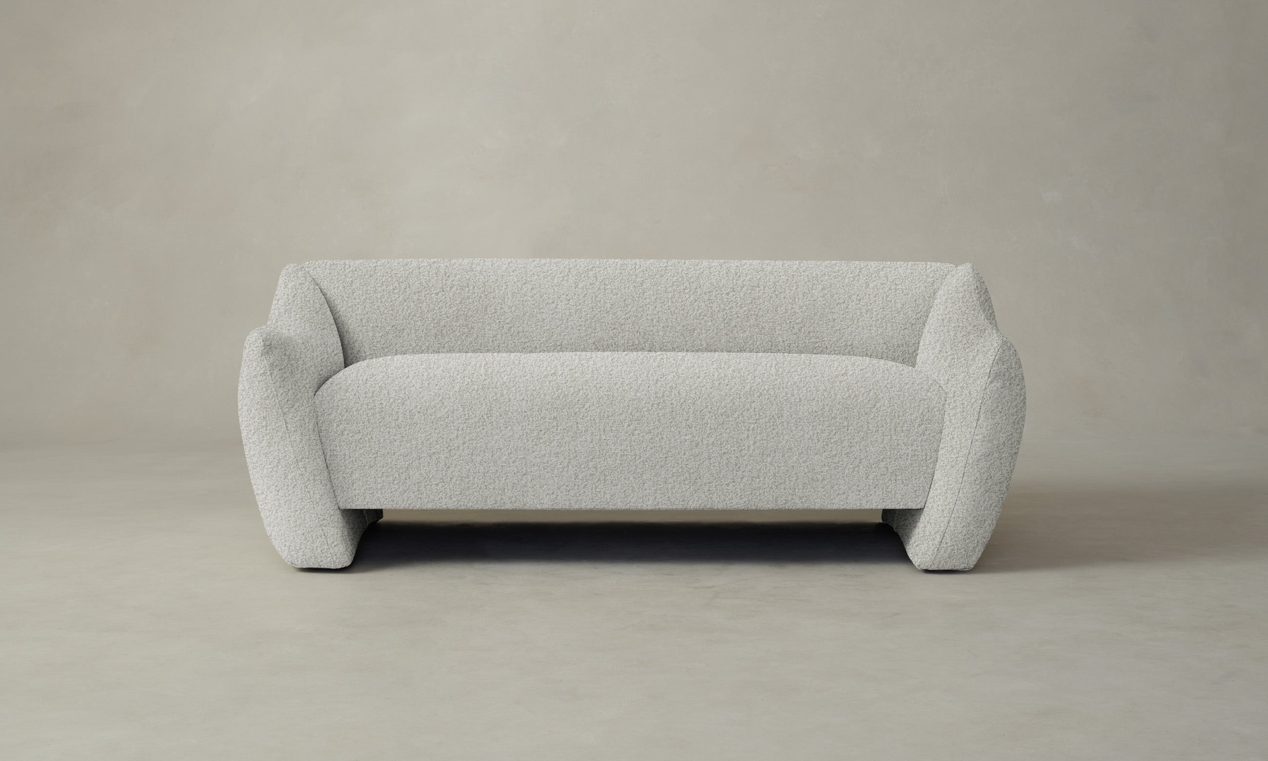 The Bond Settee - Premium Woolen Bouclé Cliff Sofa for Cozy Living Room & Modern Home Decor