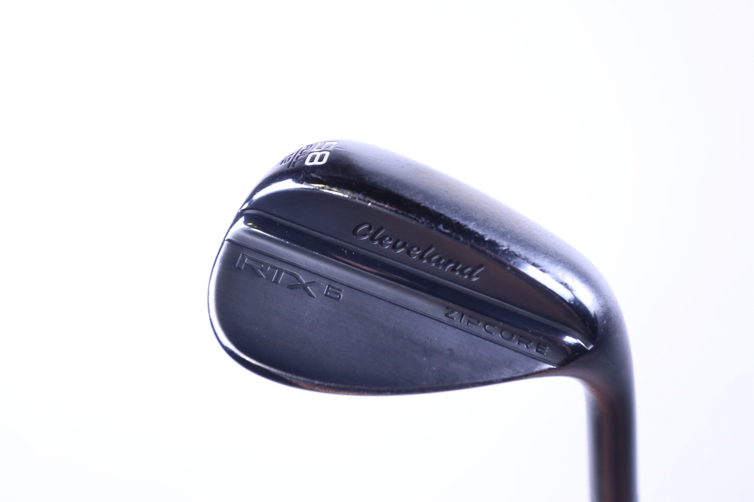Used Cleveland RTX 6 ZipCore Black Satin Lob Wedge 58° Right Handed Golf Club - Premium Wedge for Short Game & Bunker Shots | Perfect for Approach Shots, Chipping & Tight Lies
