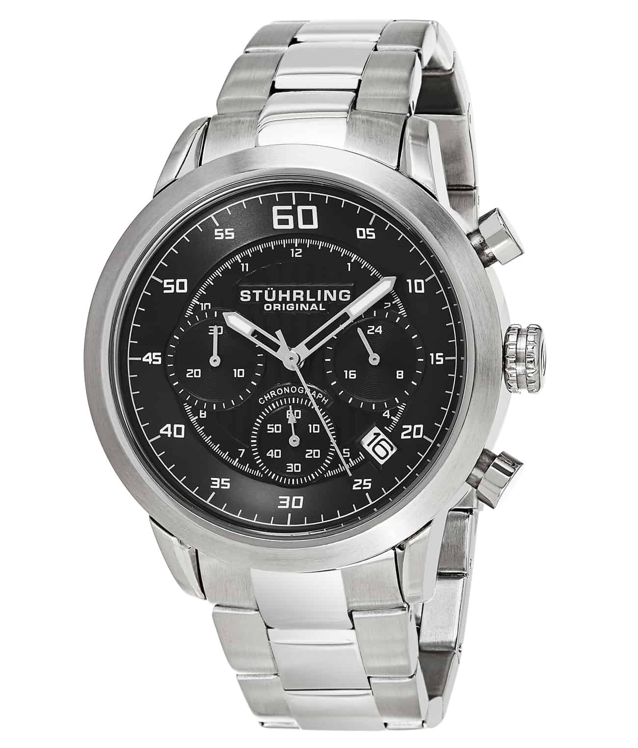 White Dial / Silver Case / Silver Stainless Steel Bracelet Deployant Buckle