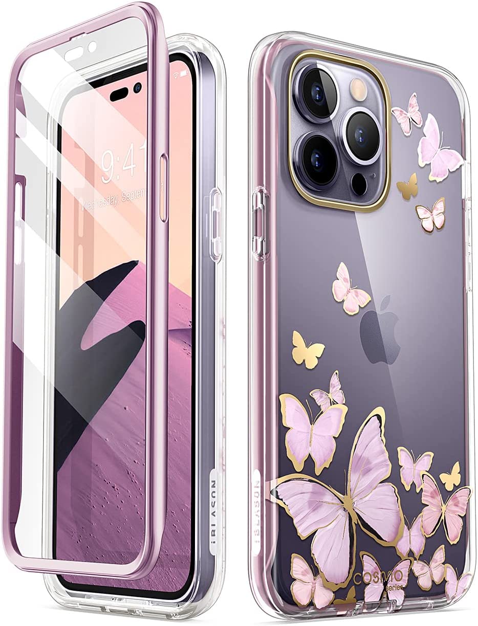iPhone 14 Pro Max Case 6.7 Inch Shockproof Protective Cover with Marble Design - Perfect for Daily Use, Travel & Outdoor Activities