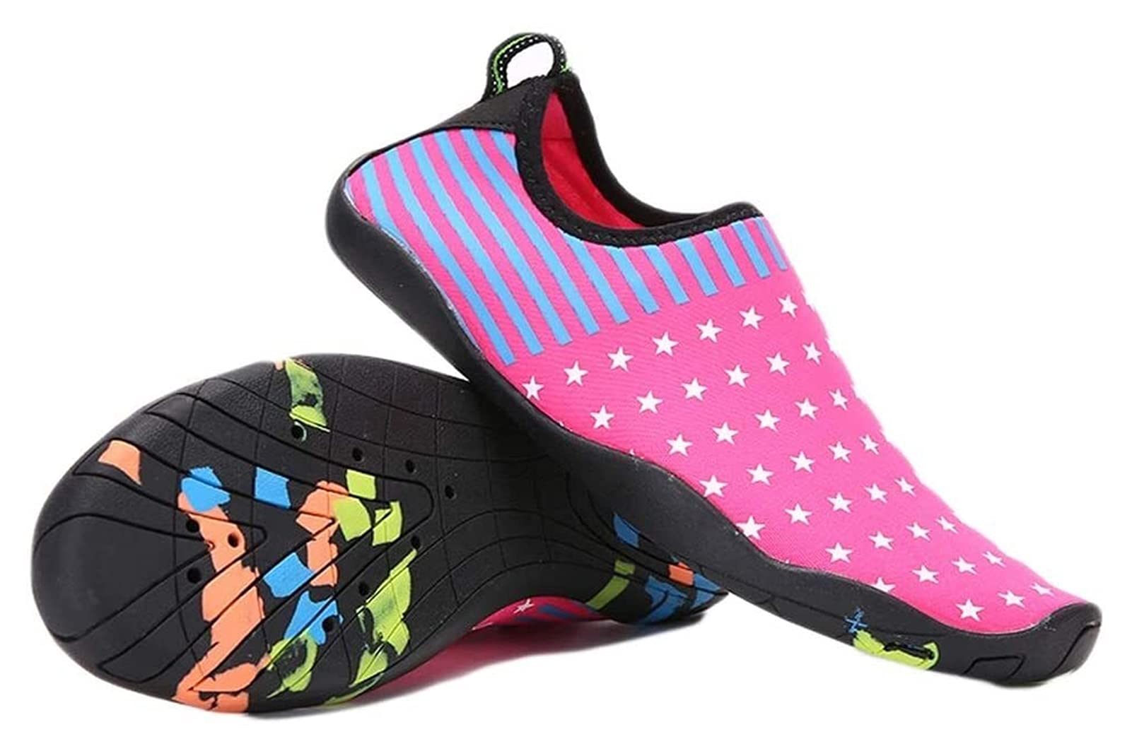 Women's Quick-Drying Water Shoes for Beach, Swimming & Snorkeling - Non-Slip Aqua Socks for Men & Women - Lightweight & Comfortable (Pink, Size 40EU) | Perfect for Beach Walks, Poolside, Water Sports & Outdoor Activities
