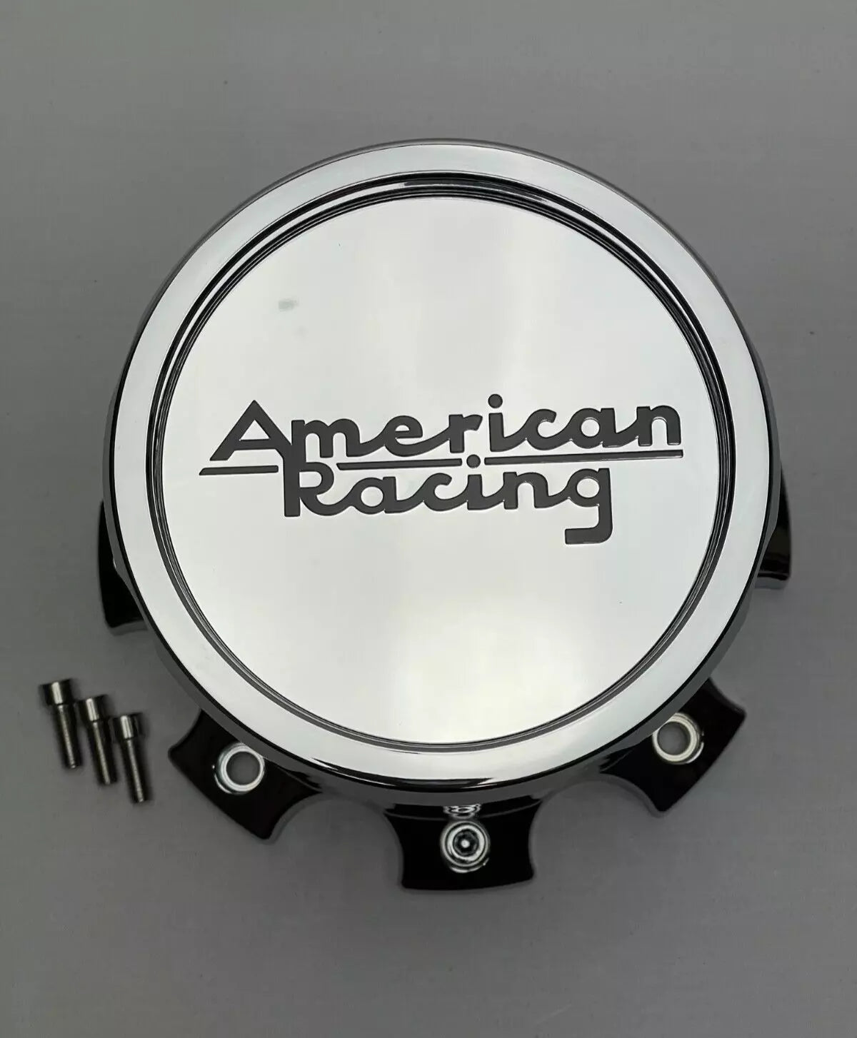 American Racing Chrome 8x6.5/170 Dually Rear Wheel Cap - Premium Truck Accessory for Ford, Chevy & Dodge Dually Wheels (Perfect for Towing, Hauling & Custom Truck Upgrades)