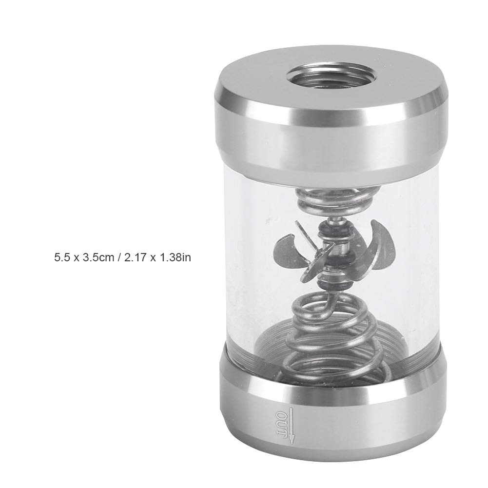 Yoidesu G1/4 Threaded Water Temperature Meter - Silver Cooling System Indicator for PC Liquid Cooling | Monitor CPU/GPU Coolant Temp in Gaming Rigs & Custom Water Loop PCs
